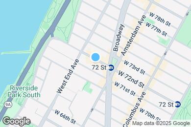 Map image of the property - 230 W 72nd St