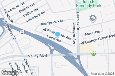 Map image of the property - 2199 Laurel Ave