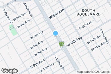 Map image of the property - 719 S Pine St