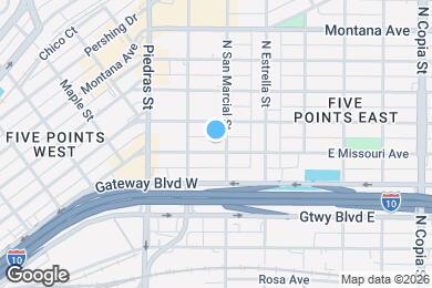 Map image of the property - 3025 E Missouri Ave