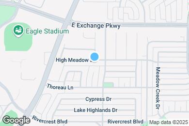 Map image of the property - 800 High Meadow Dr