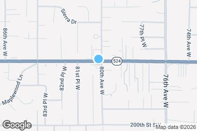Map image of the property - 19614 80th Ave W