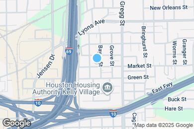 Map image of the property - 1303 Bayou St