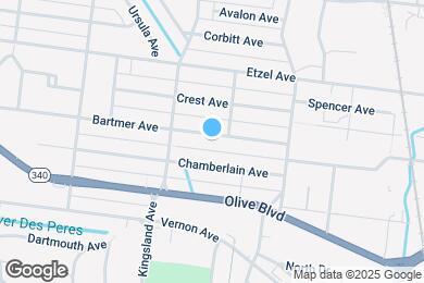 Map image of the property - 6630 Bartmer Ave