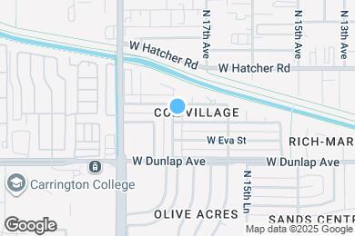Map image of the property - 9201 N 18th Ave