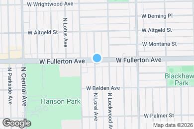 Map image of the property - 2349 N Lorel Ave