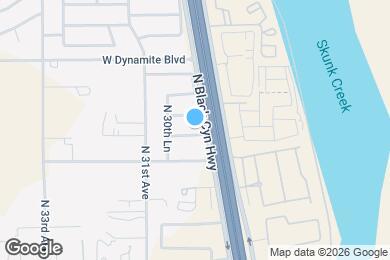 Map image of the property - 3008 W Blue Sky Dr