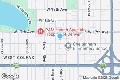 Map image of the property - 3427 W 16th Ave