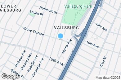 Map image of the property - 105 W Grove Terrace