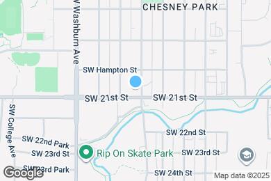 Map image of the property - 2075 SW Buchanan St
