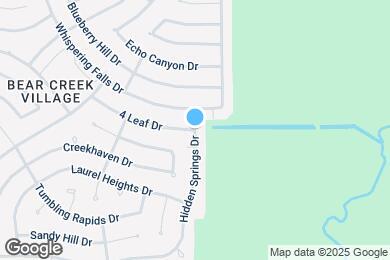 Map image of the property - 8519 Hidden Springs Dr