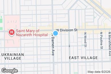 Map image of the property - 1135 N Damen Ave
