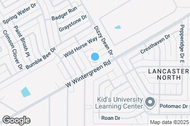 Map image of the property - 1027 Clear Stream Dr