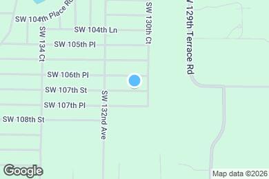 Map image of the property - 13057 SW 107th St