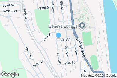 Map image of the property - 3002 6th Ave