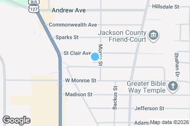 Map image of the property - 606 Dewey Ave