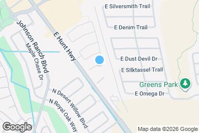 Map image of the property - 883 E Dust Devil Cir