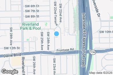 Map image of the property - 1032 SW 22nd Ter