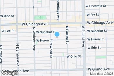 Map image of the property - 1738 W Huron St