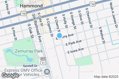 Map image of the property - 500 S Cherry St