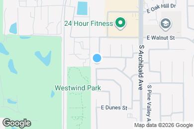Map image of the property - 2509 E Canterbury Trail