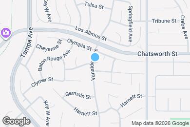 Map image of the property - 10644 Vanalden Ave