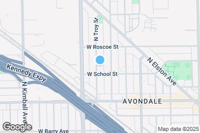 Map image of the property - 3317 N Troy St