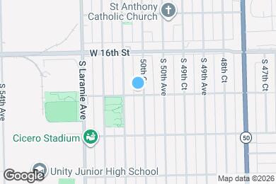 Map image of the property - 1638 50th Ct