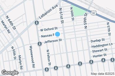 Map image of the property - 6131 W Jefferson St