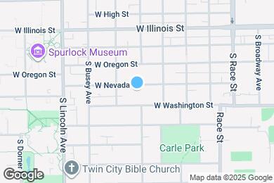 Map image of the property - 603 W Nevada St