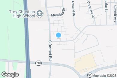 Map image of the property - 1565 Wayne St