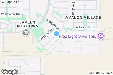 Map image of the property - 6727 W Desert Ln