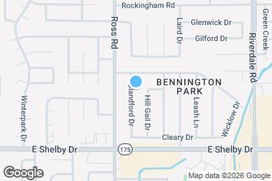 Map image of the property - 4580 Blandford Dr