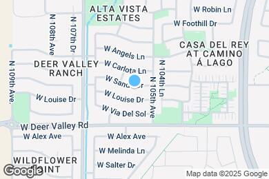 Map image of the property - 10533 W Sands Dr