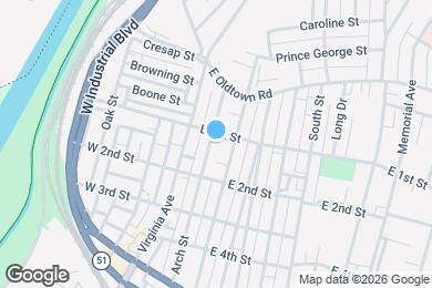 Map image of the property - 108 Arch St