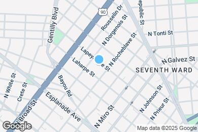 Map image of the property - 2424 Lapeyrouse St