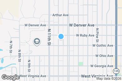 Map image of the property - 512 N 12th St