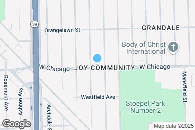 Map image of the property - 16828 W Chicago St
