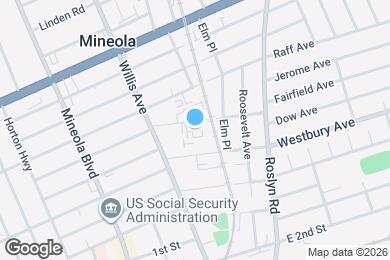 Map image of the property - 101 Lincoln Ave