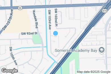 Map image of the property - 10270 SW 92nd Ter