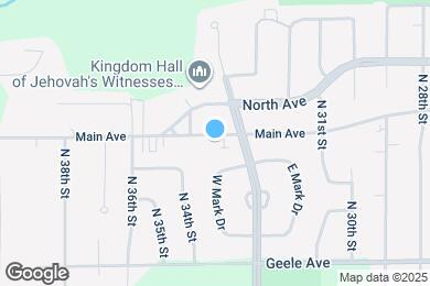 Map image of the property - 3305 Main Ave