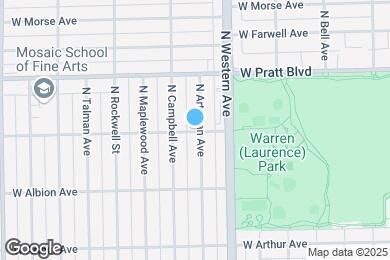 Map image of the property - 2440 W North Shore Ave