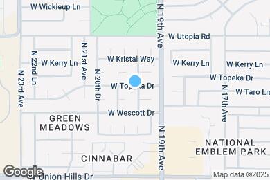 Map image of the property - 1933 W Topeka Dr