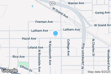Map image of the property - 1220 Hazel Ave