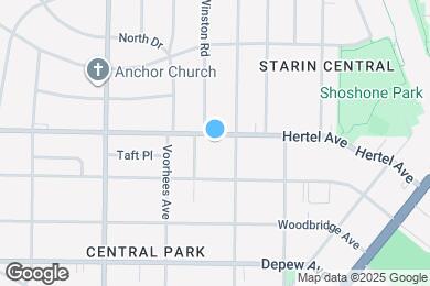 Map image of the property - 1843 Hertel Ave