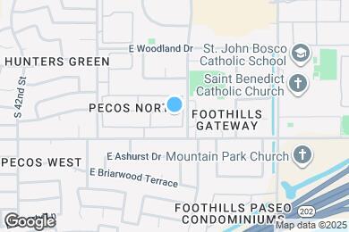 Map image of the property - 4537 E Tanglewood Dr