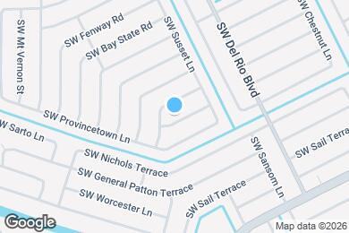 Map image of the property - 873 SW Saltonstall Terrace
