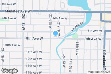 Map image of the property - 2112 9th Ave W