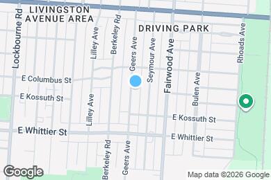 Map image of the property - 1056 Geers Ave