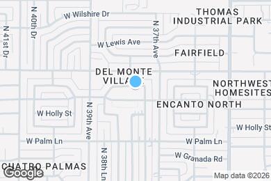 Map image of the property - 3733 W Cypress St